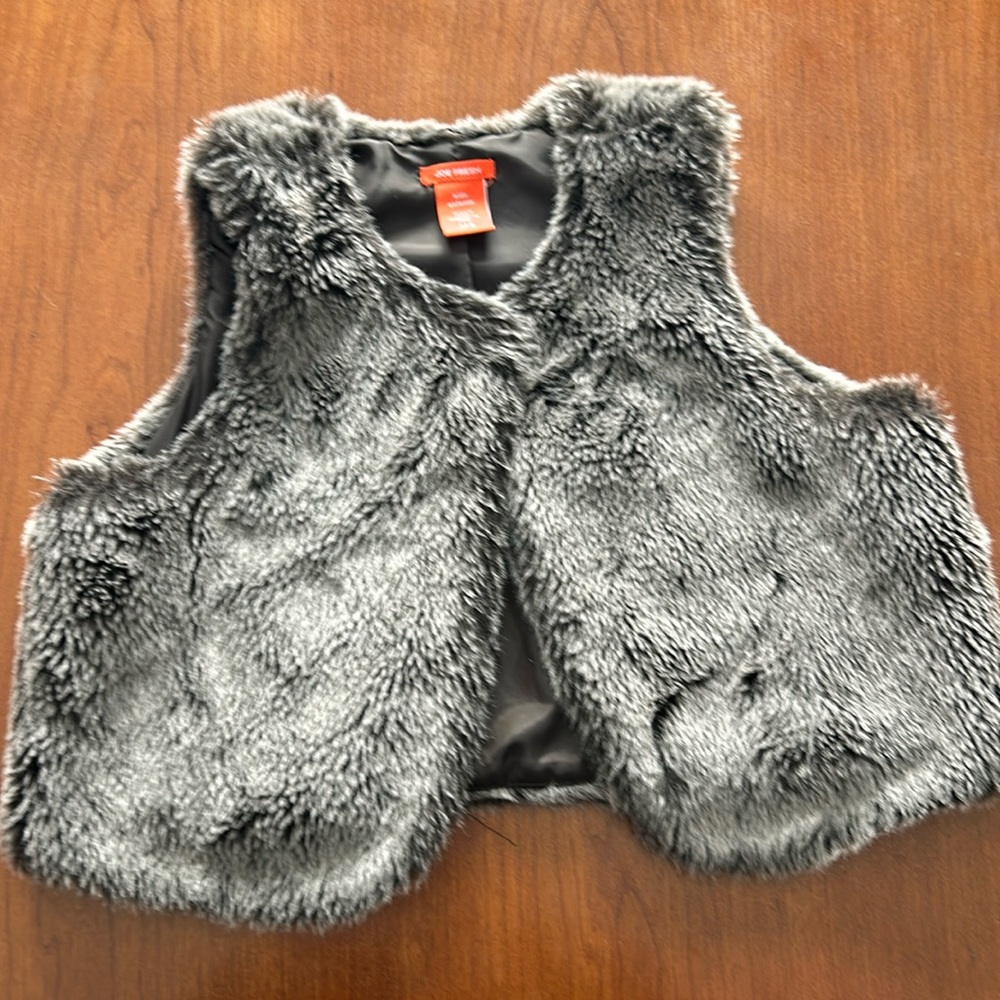 Joe Fresh girls Fux fur vest